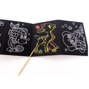 긁으면 이쁜 색이 나오는 스크래쳐 그림 5p A0315 10개