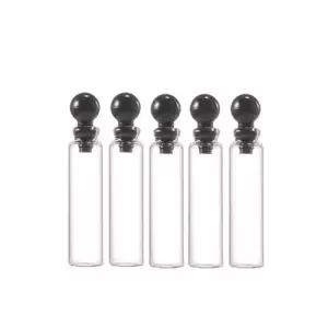볼뚜껑 과학원리 탐구 실험교구 2ml 유리 용기 5개
