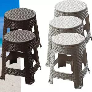 파라솔 야외 의자 야외용 플라스틱 포장마차 5개