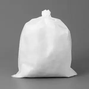 PL 트렌디 보관 파우치 한쪽 스트링 부직포 파우치 20p세트 34x43cm) 화이트) No18 선물용품