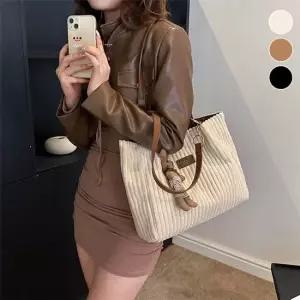 굵은 가을겨울 출근가방 가죽가방 부드럽고 쇼퍼 데일리백 미니백 쇼퍼백 캔버스백