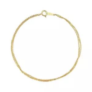 [골드퀸즈] 14K 트리플 라인 팔찌