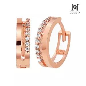 [골드앤] 14K 더블 크로스 귀걸이