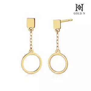 [골드앤] 18K 모노링 귀걸이 YG