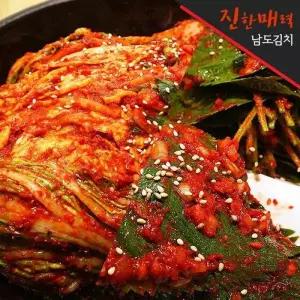 [진한매력 남도김치] 전라도 포기김치3kg + 깻잎김치2kg
