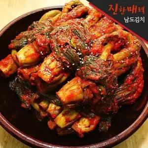 [진한매력 남도김치] 전라도 포기김치3kg + 갓김치3kg