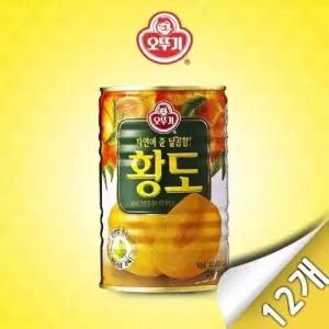 [오뚜기] 황도(반절) 400g x 12개