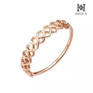 [골드앤] 18K 쉐어하트 반지