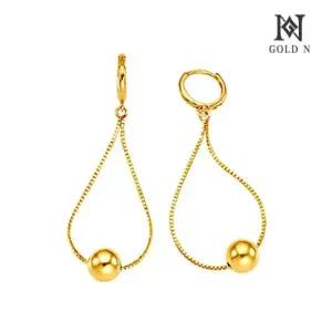[골드앤] 18K 그로볼 귀걸이