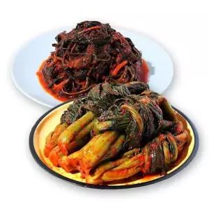 여수찬 산지직송 알싸한 여수 돌산 갓김치 2kg + 고들빼기 1kg