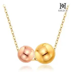 [골드앤] 14K 헤라 골드볼 4.5mm 목걸이 콤비