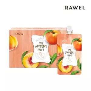 로엘 곤약젤리 복숭아 1박스 (130g x 10팩)