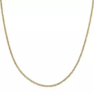 [골드퀸즈14K 쌍커브 체인 목걸이