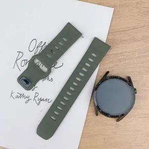 [RIZPICK]갤럭시워치4클래식 사각 버클 실리콘 스트랩 스포츠밴드 42mm 46mm