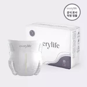 에브리라이프 밴드 기저귀 아기 공용 1단계 35매입 1팩 GST MNS