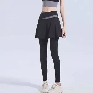 아무 여성 스커트 일체형 레깅스 민망함 없 7부레깅스