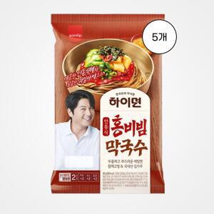 [삼립] 하이면 홍 비빔막국수 422g, 5개