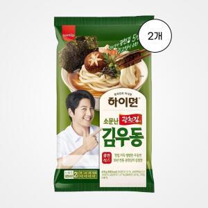 [삼립] 하이면 김우동 410g, 2개