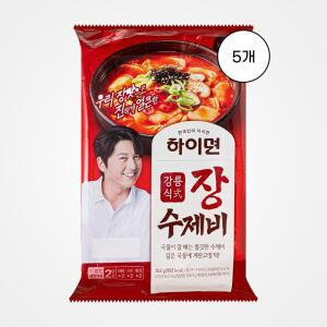 [삼립] 하이면 장수제비 352g, 5개