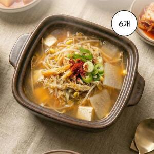 [초원식품] 황태해장국 레토르트 냉동 밀키트 600g, 6개