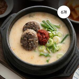 [초원식품] 순대국 레토르트 냉동 밀키트 600g, 6개