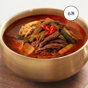 [초원식품] 육개장 레토르트 냉동 밀키트 600g, 6개