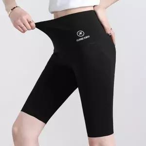 5부 레깅스 하이웨스트 아무 슬링핏 라이딩 치마 요가
