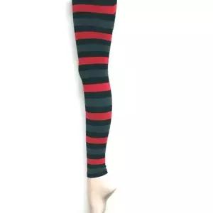 더 줄무늬 레깅스 미우 줄가라 타이즈