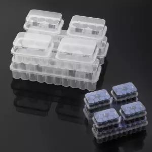 냉장고용 6팩 펩타이드 케이스 - 88슬롯 4 10+2 바이알 홀더 3mL 보관함 인슐린 세마타이드 및 병용 정리함