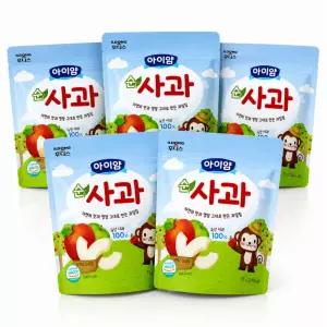 아이얌 일동후디스 동결건조 과일칩 순사과 15g 5개입 아기 간식 과자 디저트