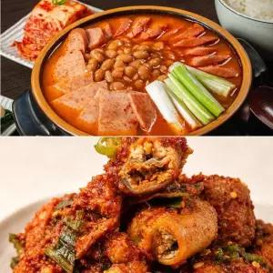 안주세트 소곱창볶음 2팩 + 부대찌개 2팩