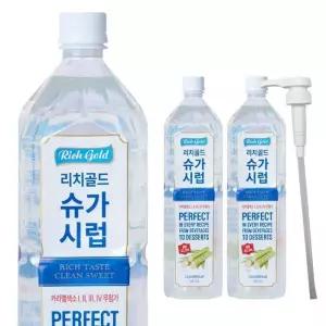 [리치스]동서 리치골드 슈가시럽 1.5L X 3개,펌프1개 카페시럽 (50823882)