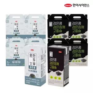 한미 검은콩 무가당 + 검은참깨 190ml, 64입 + 64입, 총 128입