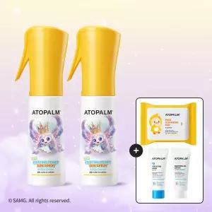 [캐치!티니핑 한정판] 아토팜 키즈 쿨링 스포츠 선 스프레이 SPF50+ PA++++ 100ml×2개 세트+[증정]클렌징패드30매+워시20ml+로션20ml