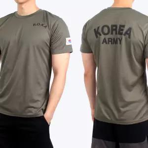 쿨링 ROKA 로카 반팔티 카키 - 군인반팔 로카티
