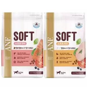 ANF 소프트 soft 강아지 반습식사료 연어 치킨 5.4kg