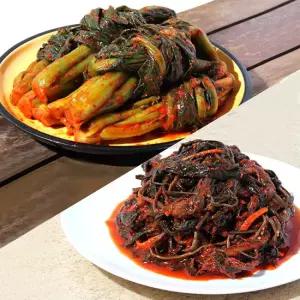 여수찬 산지직송 알싸한 여수 돌산 갓김치 5kg + 고들빼기 1kg