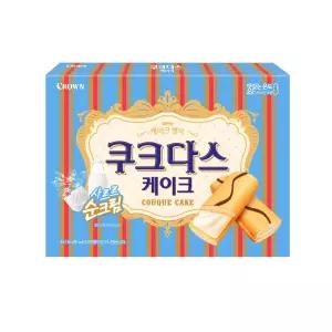 크라운 쿠크다스 케이크(대)154gX4개