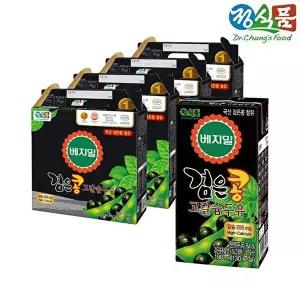 [베지밀]베지밀 검은콩 두유 고칼슘 190mlx64팩