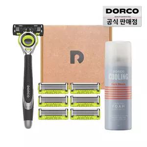 도루코 페이스3D모션 스타터 면도기세트 (면도기+면도날 총7입+쉐이빙폼)