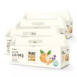 자연그대로 도라지배즙 총120팩(4박스, 100ml X 30팩)