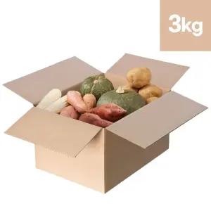 택배박스 280x200x160 100매 3KG 3키로 감자 고구마 농산물 김장 포장 상자
