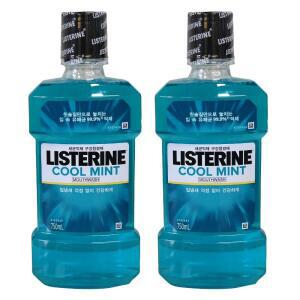 쿨민트 마우스워시 750ml x 2개 리스테린