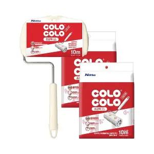 고로고로 테이프크리너 초강력 핸디형 160mm 실속 세트 (핸디 밀대+전용거치대+리필 7P)