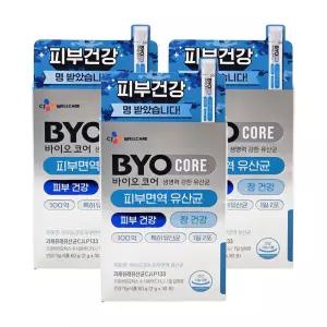 바이오코어 피부면역 유산균 2g x 30포 3개