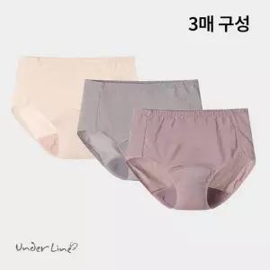 [언더라인] 더안심 인견 요실금 팬티 3장 세트