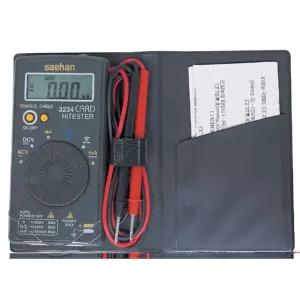 새한-디지털포켓테스터기 ST-3234 450V (1EA)/전압전류측정/배선테스터기/전류측정기/멀티미터/전기테스터