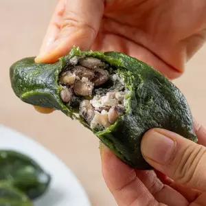 냉동 찐 모싯잎 송편20개(통동부)1팩x2팩