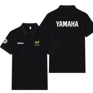Yamaha YAMAHA 오토바이 라이딩 의류 팀  자동차 작업 반팔 티셔츠 남성용 폴로