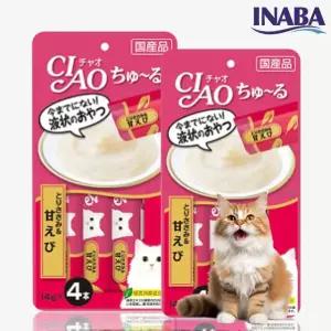 이나바 챠오츄르 닭가슴살 새우(SC-142)(4p)x6개